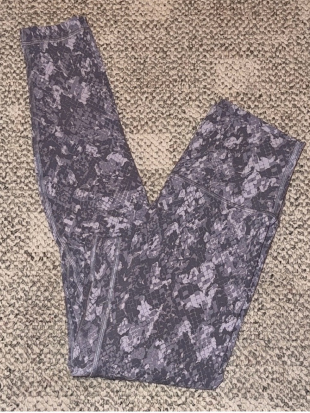 lululemon athletica High-Rise Printed Leggings in Purple/Gray